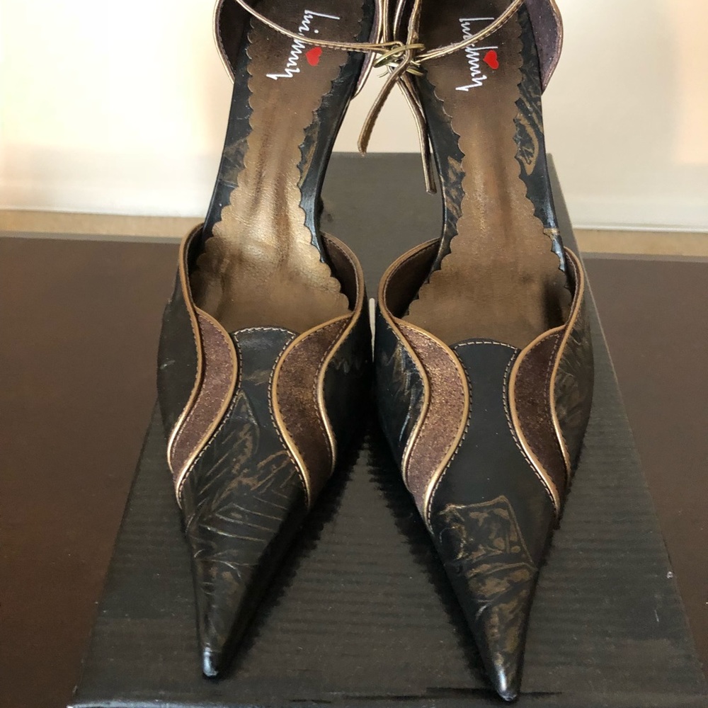 Bronze/Blk Heels